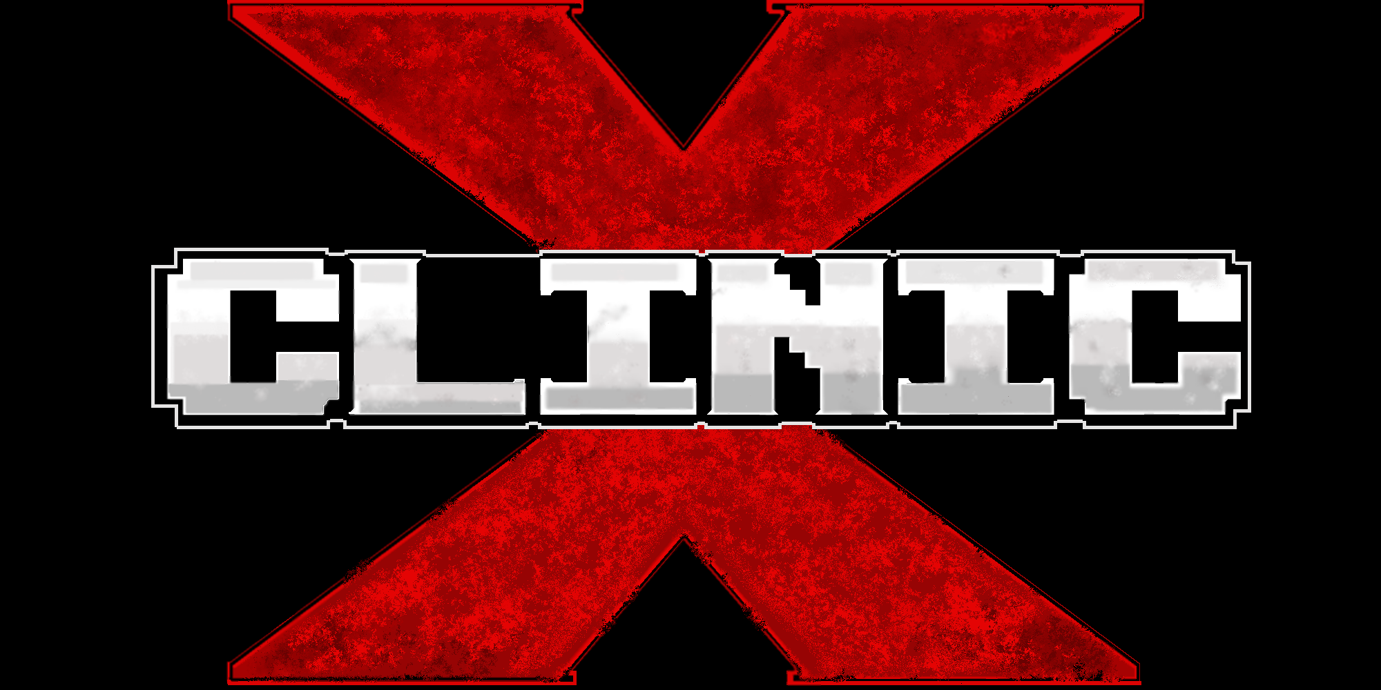 Clinic X pixel-art logo